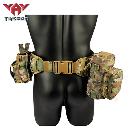 Yakeda Tactical Belt &ndash; MOLLE Padded Holster System