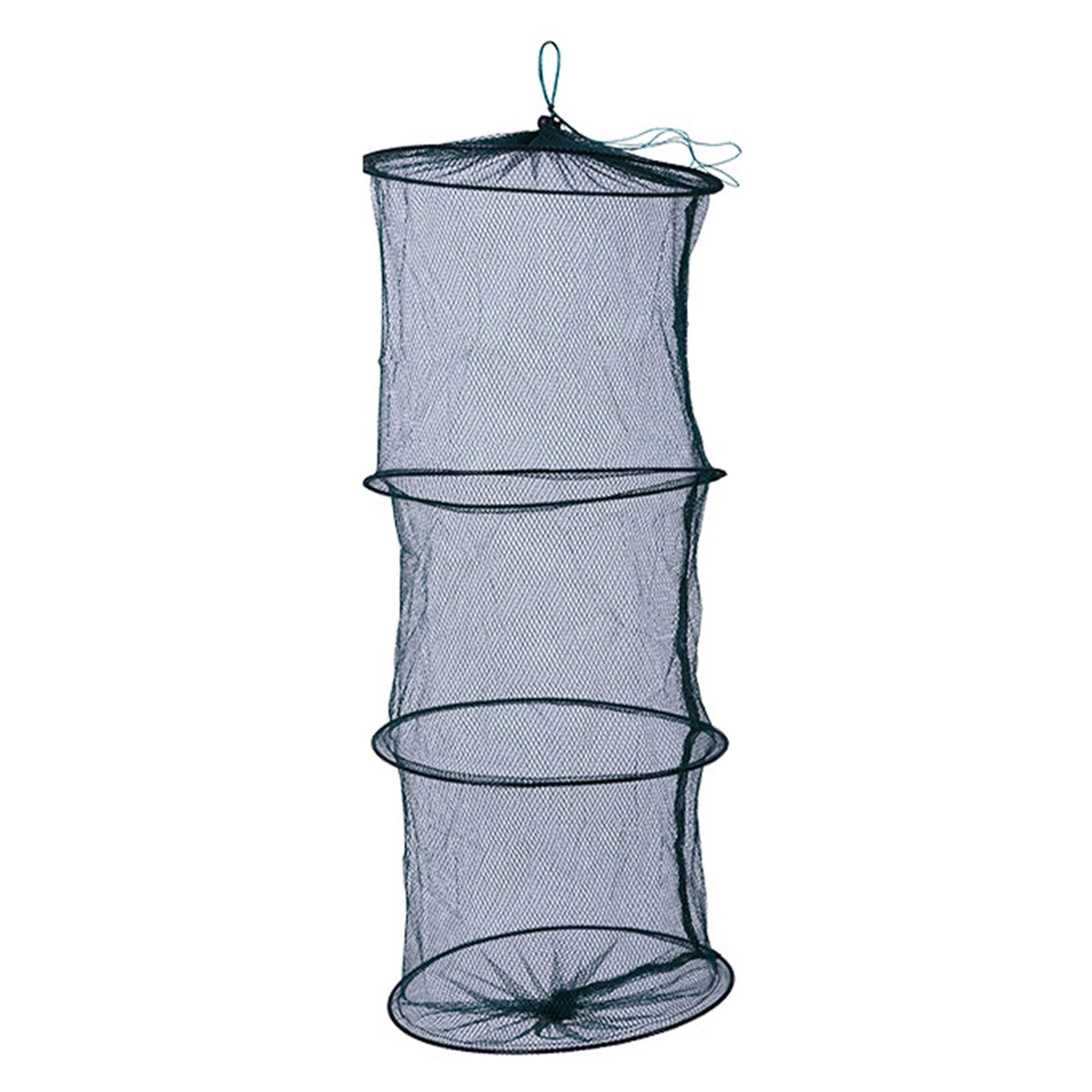 Foldable Multi-Layer Fishing Net: Durable Nylon Mesh for Various Fish As shown