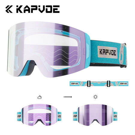 KAPVOE K718 Ski Goggles &ndash; Photochromic UV400 Anti-Fog Lenses