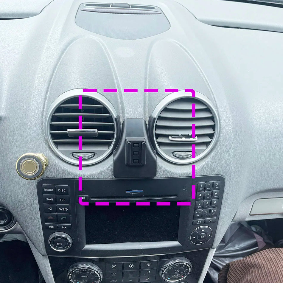 Mercedes ML W164 Trådlös Laddning Telefonhållare Fast Bas