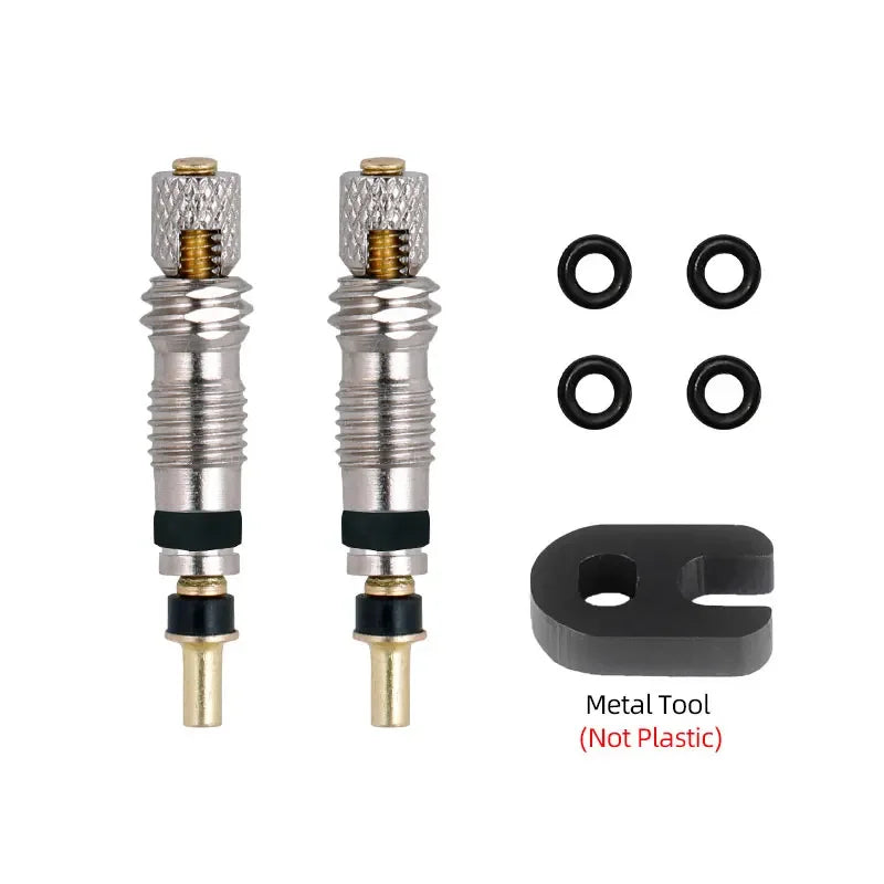 Deemount Presta Valve Core Remover &ndash; Durable Brass Construction Presta Core 2PC 1V / CHINA