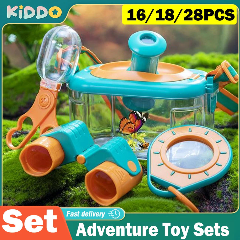 Σετ Εξωτερικής Παρατήρησης Εντόμων με Κουτί Εντόμων και Μεγεθυντικό Φακό, Εκπαιδευτικό Παιχνίδι Φύσης