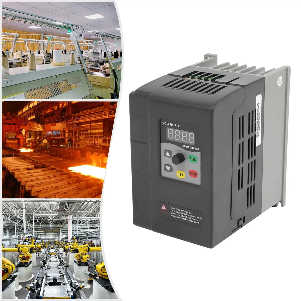 Variable Frequency Drive 3-Phase 2.2KW 380V &ndash; Remote Control