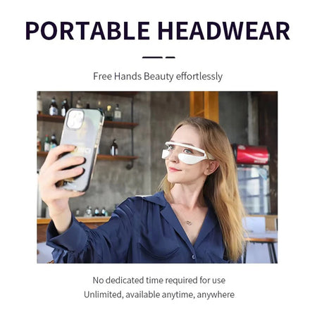 Vibration Red Light Eye Massager - Red Light Therapy