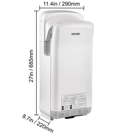 Automatic High Speed Hand Dryer Jet Washroom white / UNITED KINGDOM