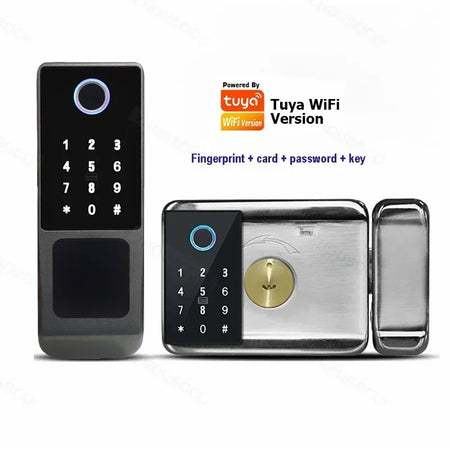 ZhouSoco Smart Fingerprint Waterproof Door Lock with Bluetooth &amp; WiFi Control B-3