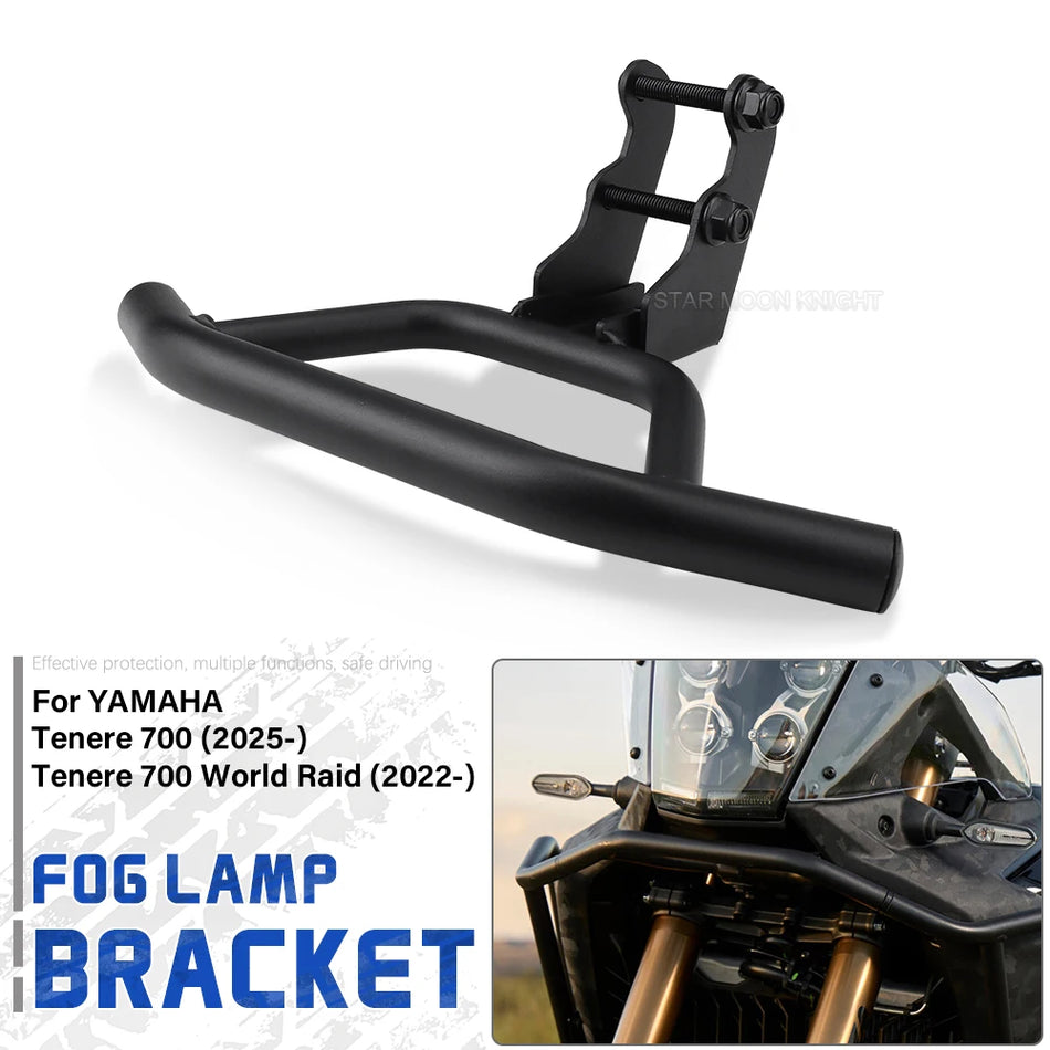 Suporte de Luz de Nevoeiro Yamaha Tenere 700 World Raid 2022-2025, Suporte de Farol Auxiliar