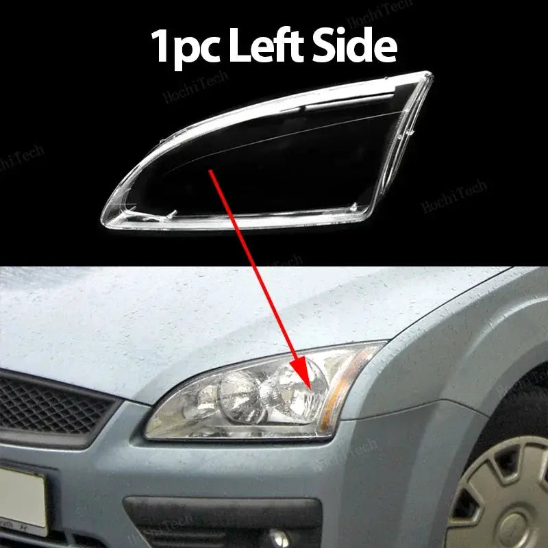 Headlight Lampshade Transparent Lens Left and Right Lampshade Protective Cover For Ford Focus MK2 C307 pre-facelift 2004-2007 by InterCyprus Trading Ltd