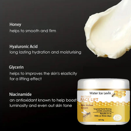 Bee Venom Bee Lemon Facial Cream &ndash; Deep Hydration and Brightening Benefits