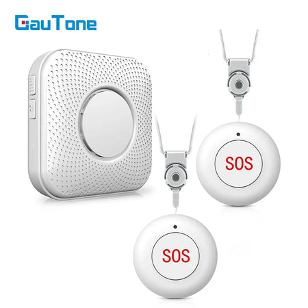 Wireless SOS Button - Mini Lightweight Panic Alert System
