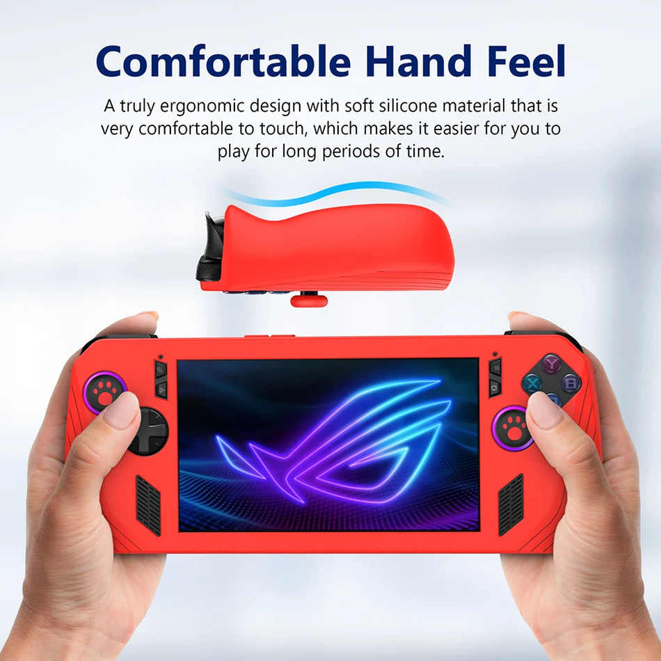 ASUS ROG ALLY X Silikon Koruyucu Kılıf Darbeye Dayanıklı Kasa