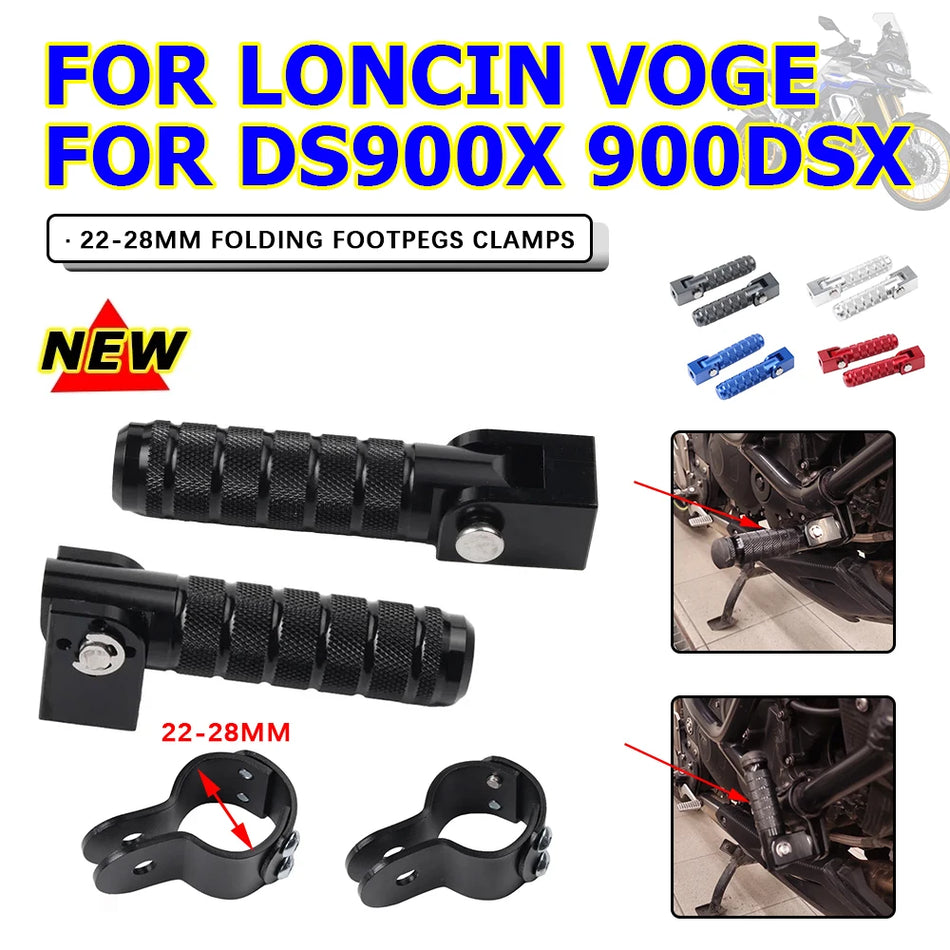 VOGE Valico 900DSX DS900X Katlanabilir Ayak Dayama Aparatları VOGE Motosikletler için, Alüminyum Alaşım