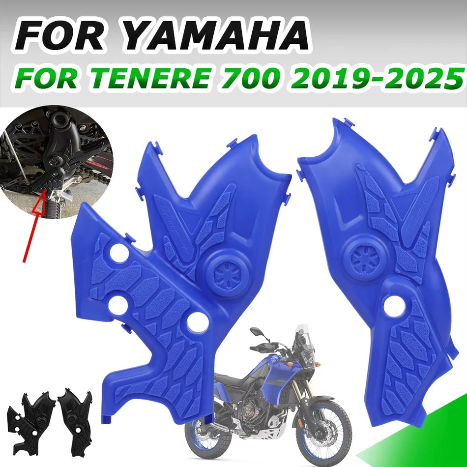 Защитная крышка рамы Yamaha Tenere 700, боковые панели защиты обтекателя, изготовлены из пластика