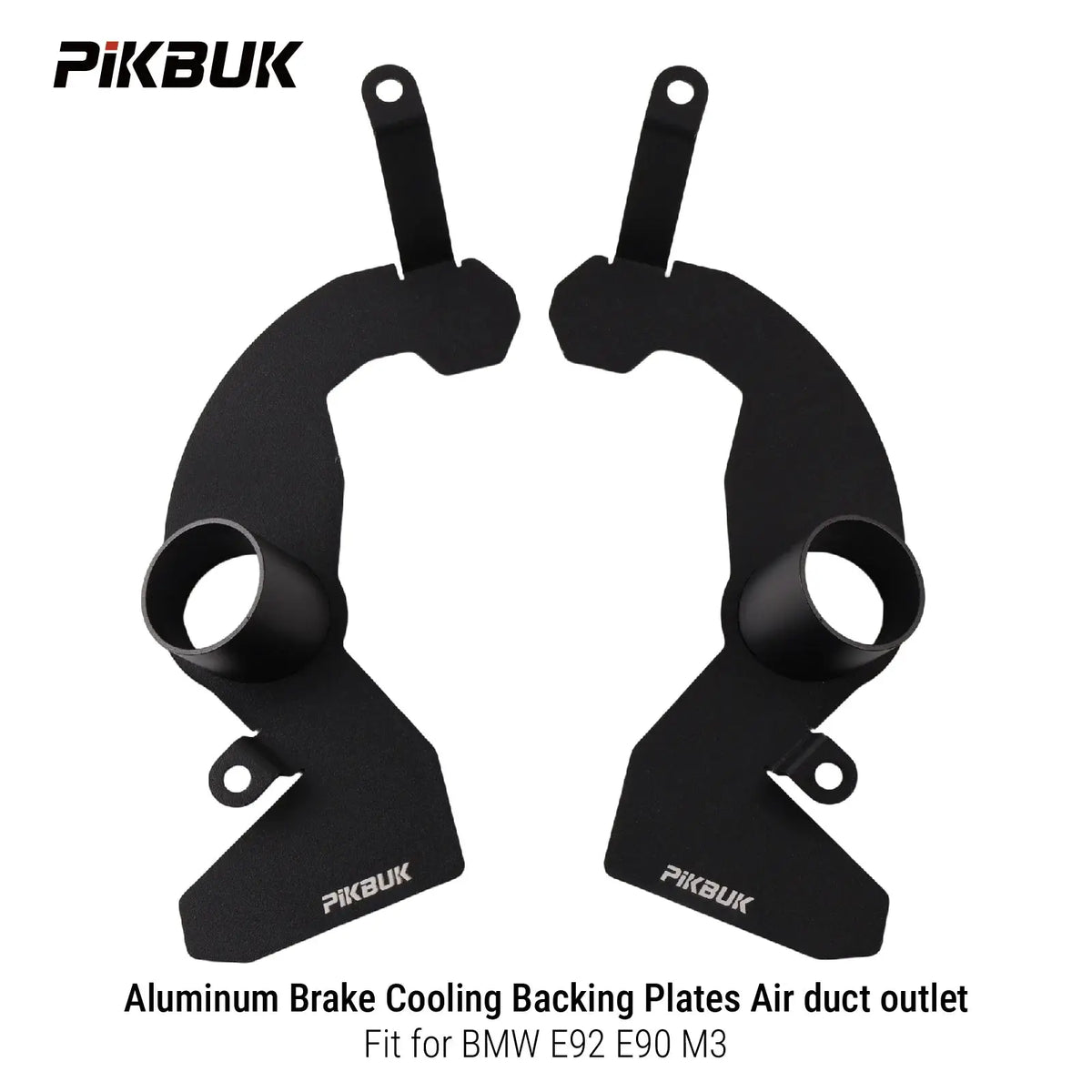 PIKBUK FOR BMW E92 E90 M3 Aluminum Brake Cooling Backing Plates Air Duct Outlet for Vehicle by InterCyprus Trading Ltd
