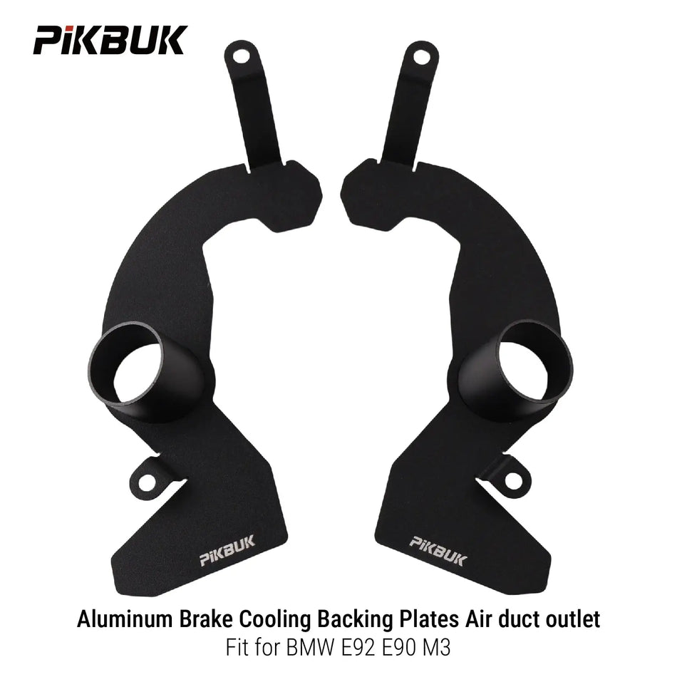 PIKBUK FOR BMW E92 E90 M3 Aluminum Brake Cooling Backing Plates Air Duct Outlet for Vehicle by InterCyprus Trading Ltd