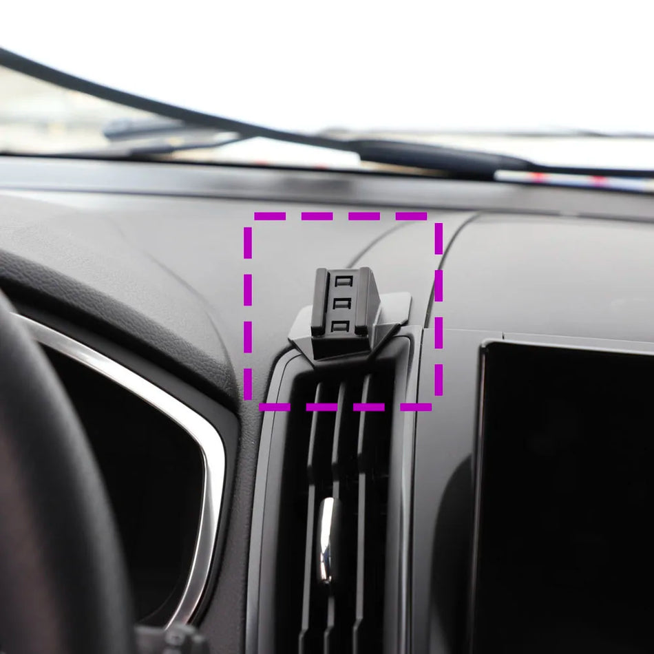 Ford Edge Trådlös Laddning Bil Telefonhållare Med Fast Bas