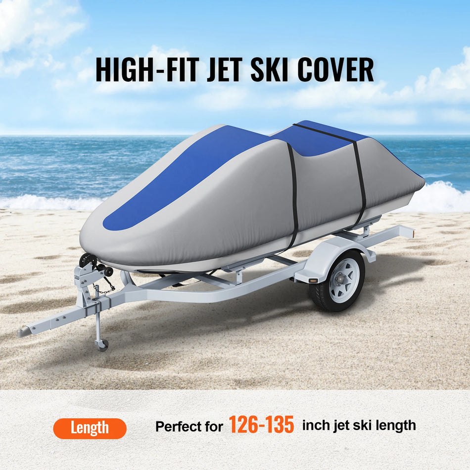 Jet Ski uždangalas 126-135in transportuojamas atsparus vandeniui
