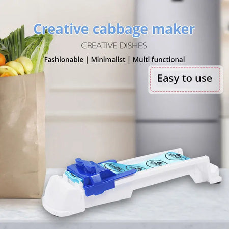 White and Blue Vegetable Meat Rolling Machine