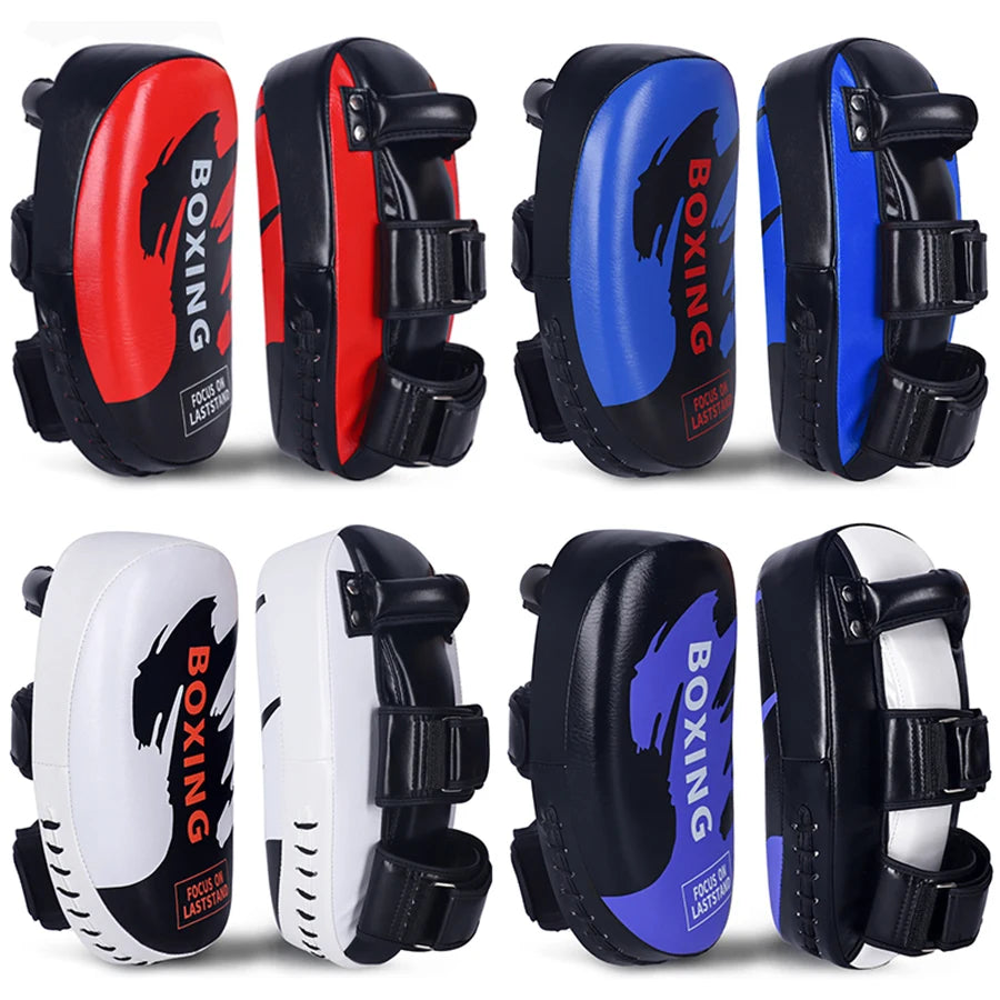 Cible de boxe en cuir PU pour les coups de poing et de pied, entraînement Muay Thai MMA