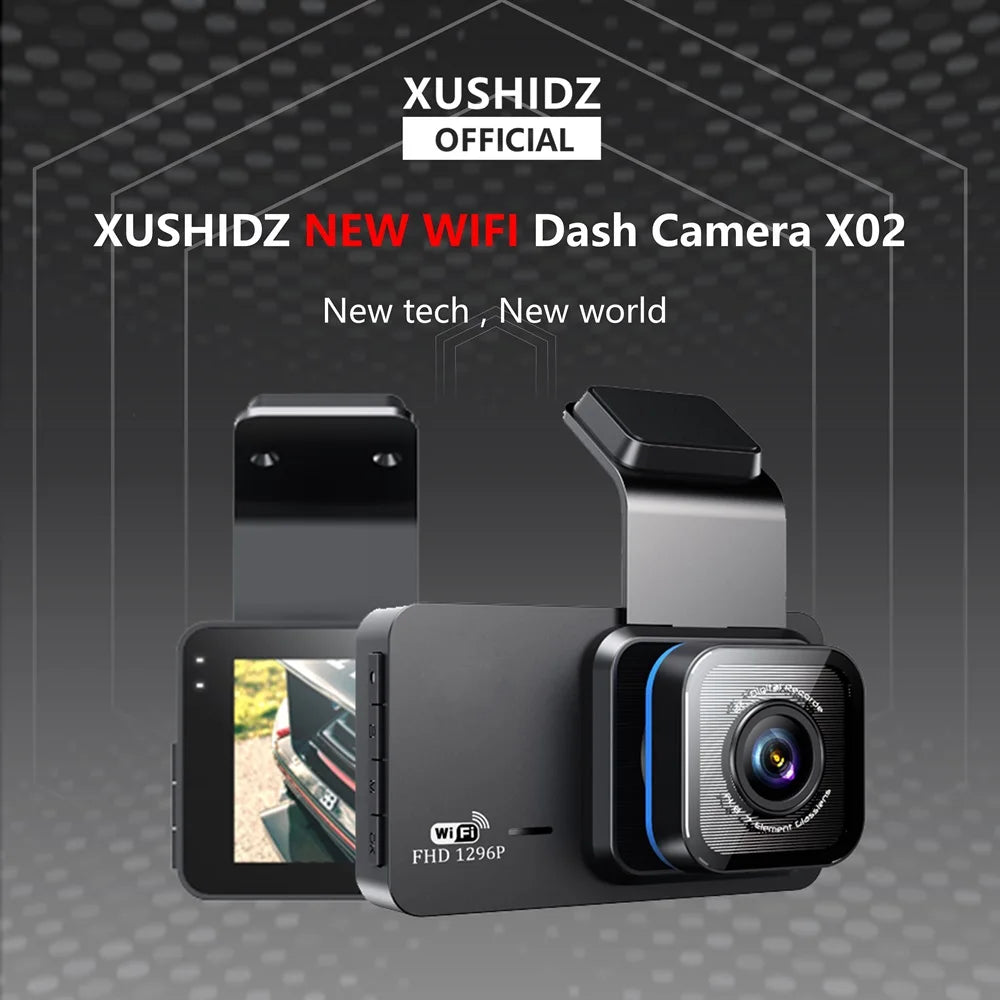 XUSHIDZ X02 2K WIFI Dash Cam