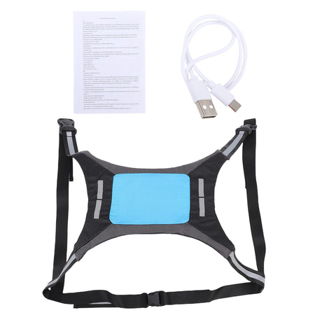 LED Running Vest &ndash; Bright LED Illumination Night Safety Blue