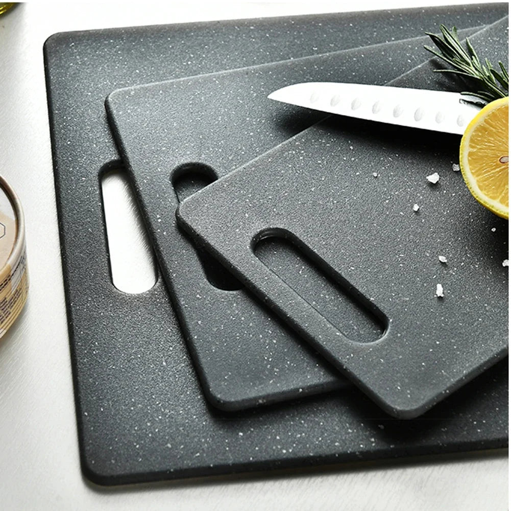 Imitation Stone Grain Plastic Chopping Board &ndash; Durable and Non-Toxic Design