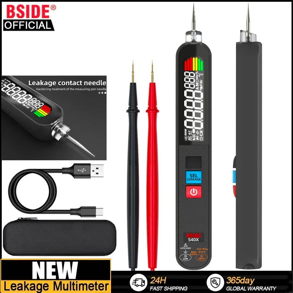 Testeur de Tension de Fuite Multimètre Numérique BSIDE S40X DC AC
