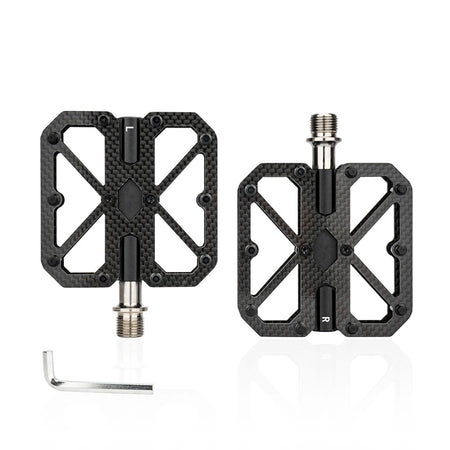 Bike Pedals Carbon Composite Three Bearings &ndash; Ultra-Light