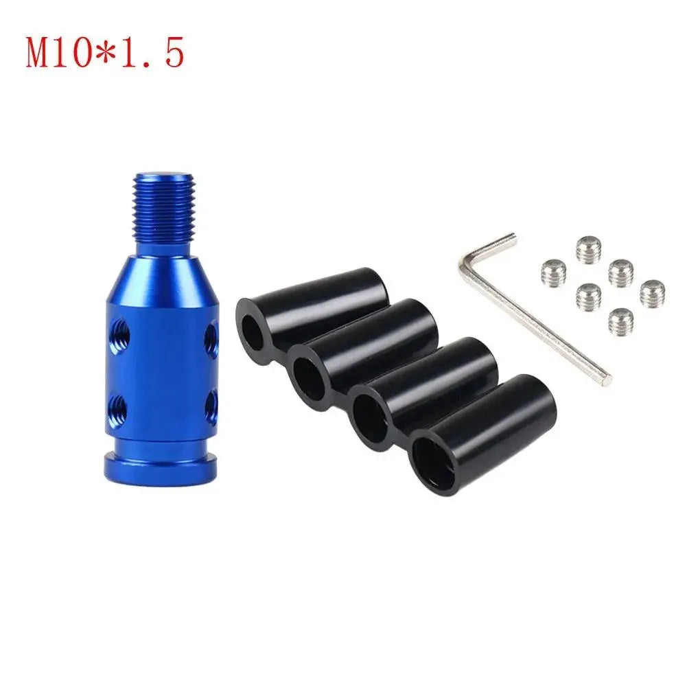Car Shift Knob Adapter Universal Aluminum Alloy Gear Shift Knob Adapter for Non-Threaded Manual Shifters M12x1.25 M10x1.5 by InterCyprus Trading Ltd