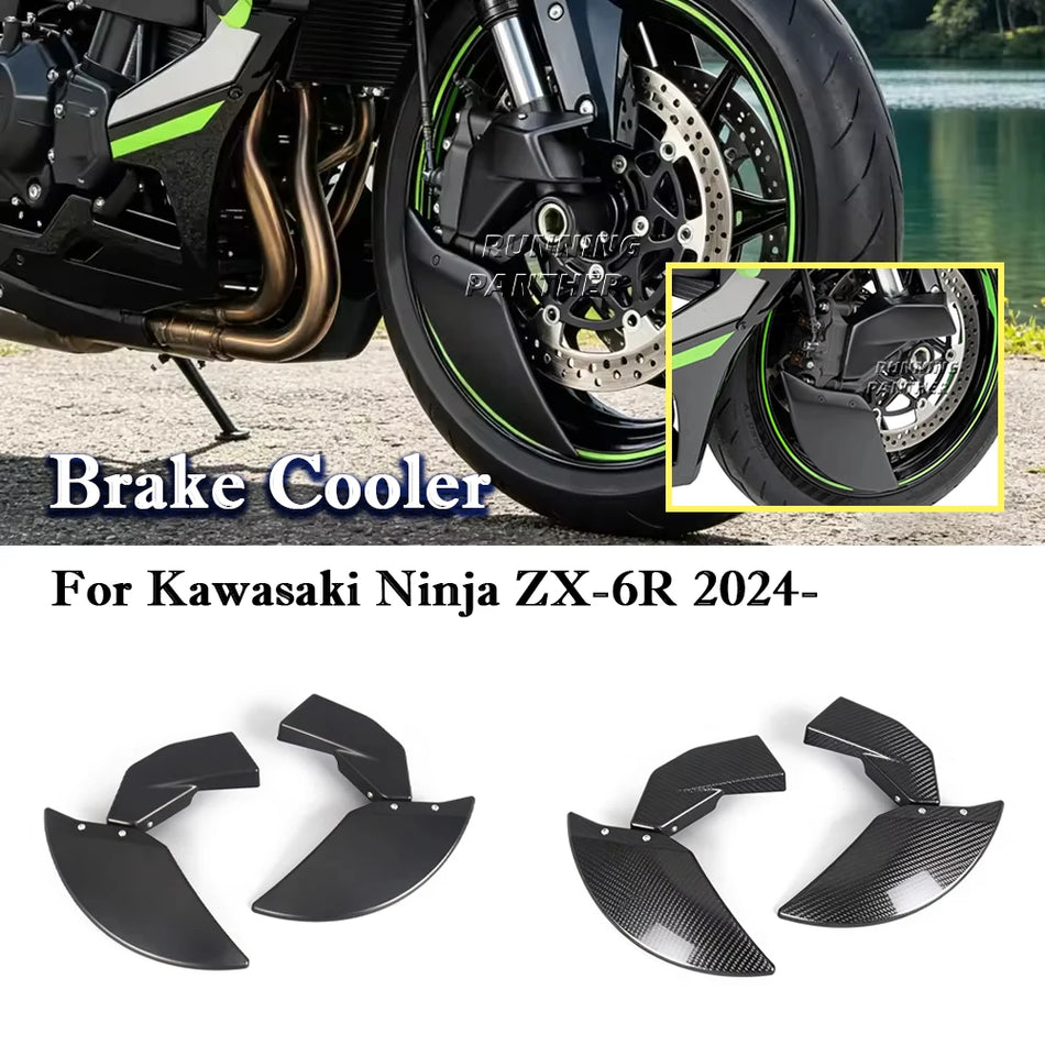 Priekšējie disku dzesēšanas gaisa kanāli Kawasaki Ninja ZX-6R ZX-6R ZX 6R 636 2024-2026