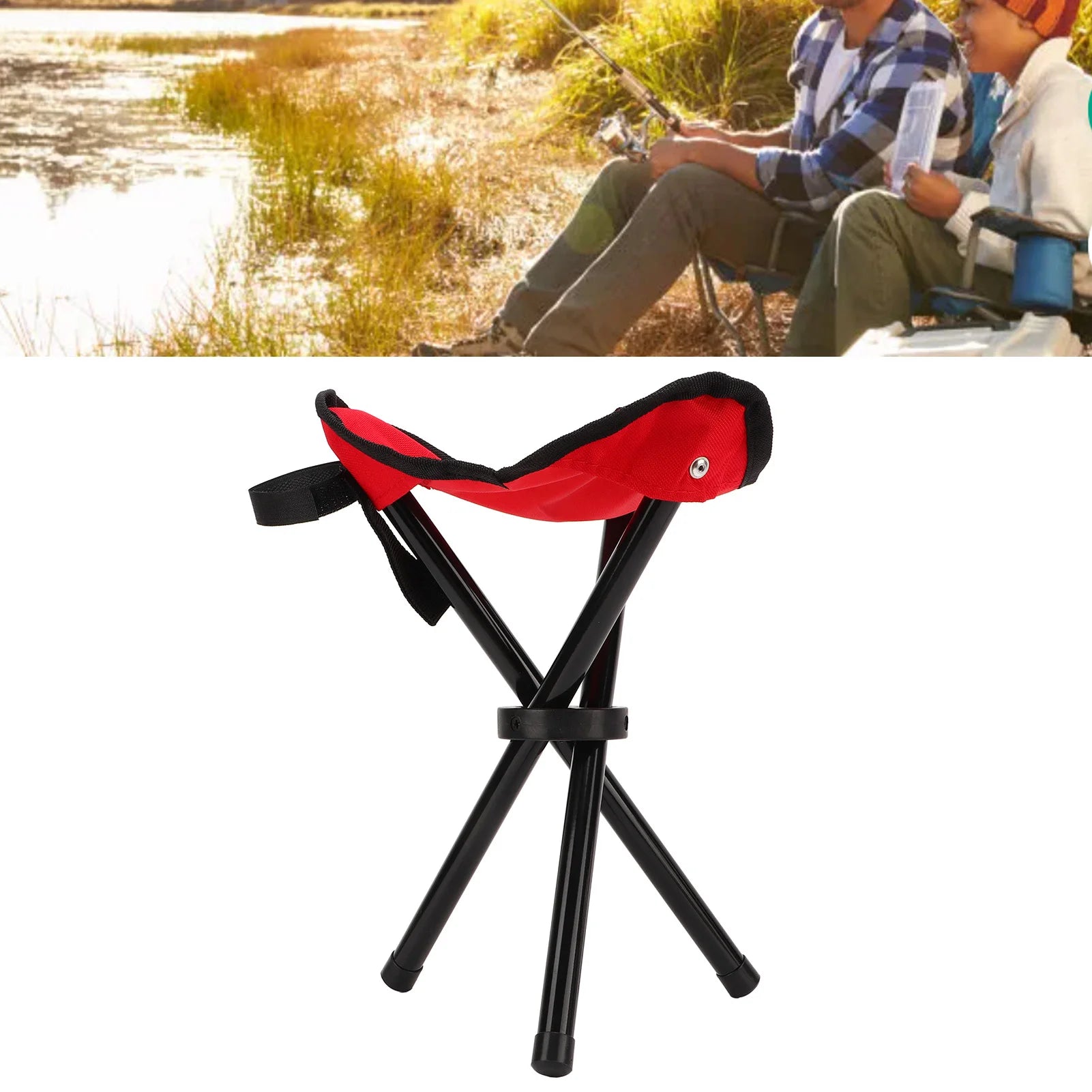 Camping Tripod Stool &ndash; Ultra Lightweight Portable Seat