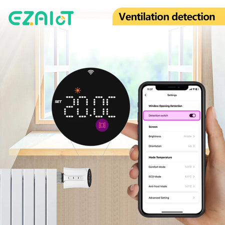WiFi Zigbee Radiator Valve &ndash; Programmable Thermostat