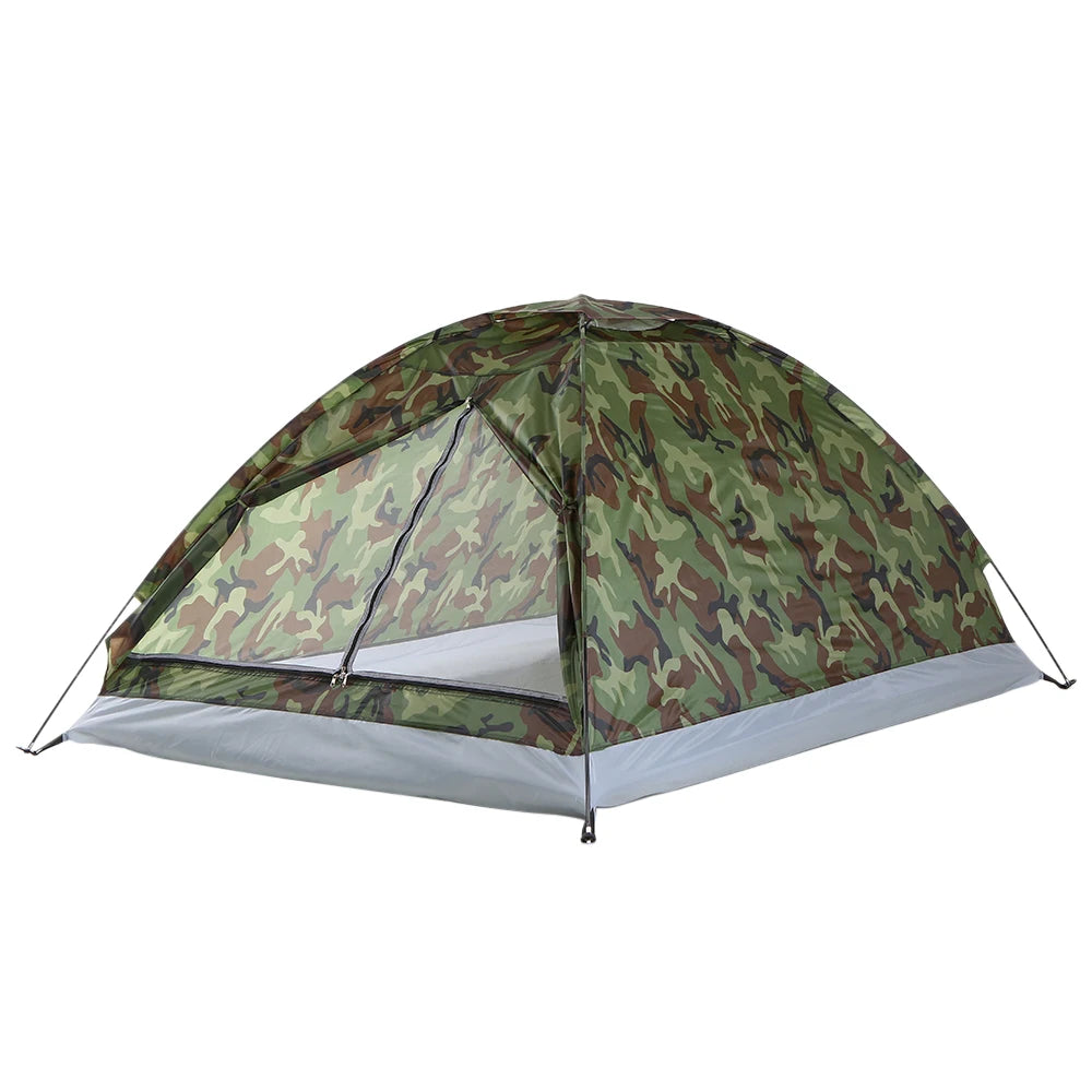 TOMSHOO 2-Person Portable Camouflage Camping Tent