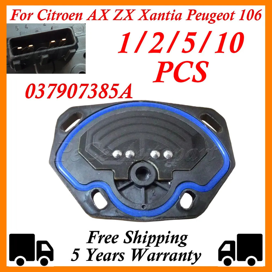 Throttle Position Sensor 3437022 For Citroen Peugeot VW Renault Lancia AX ZX