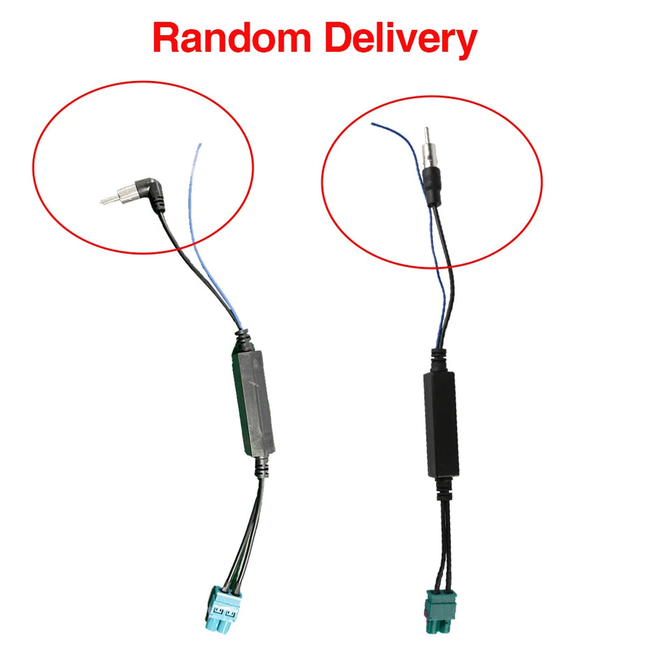 AKAMATE VW Dual Heads Radio Cable Adapter &ndash; Dual Antenna