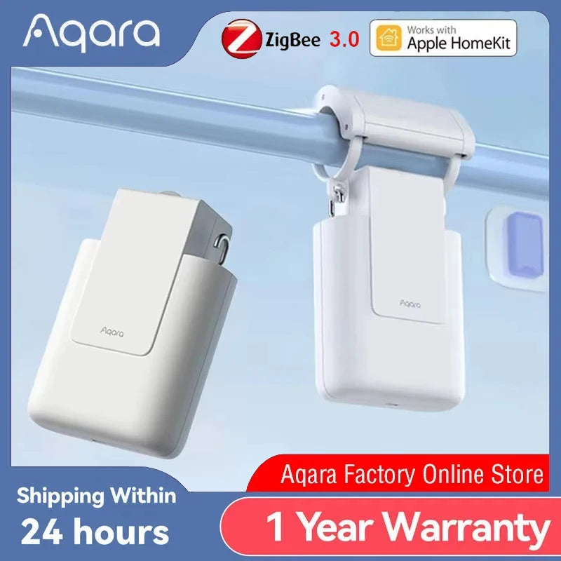 Aqara E1 viedais aizkaru motors ar Zigbee tālvadību