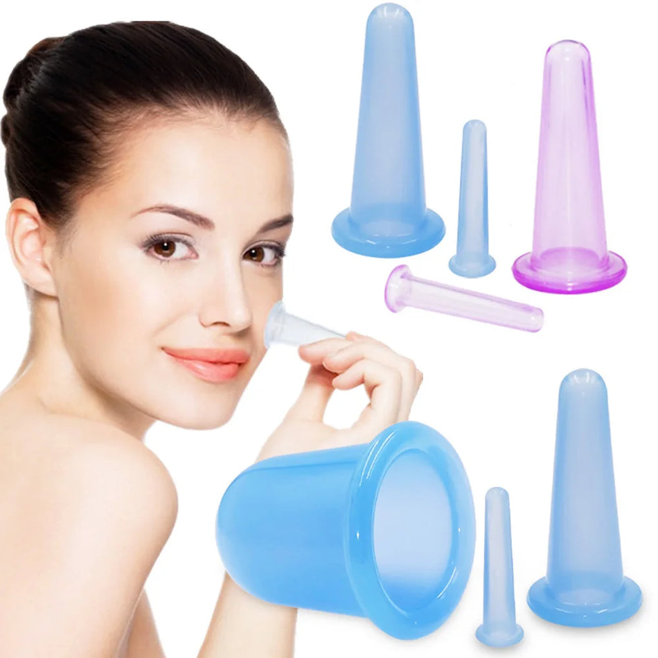 Silicone Facial Massage Cupping Set &ndash; Anti Cellulite