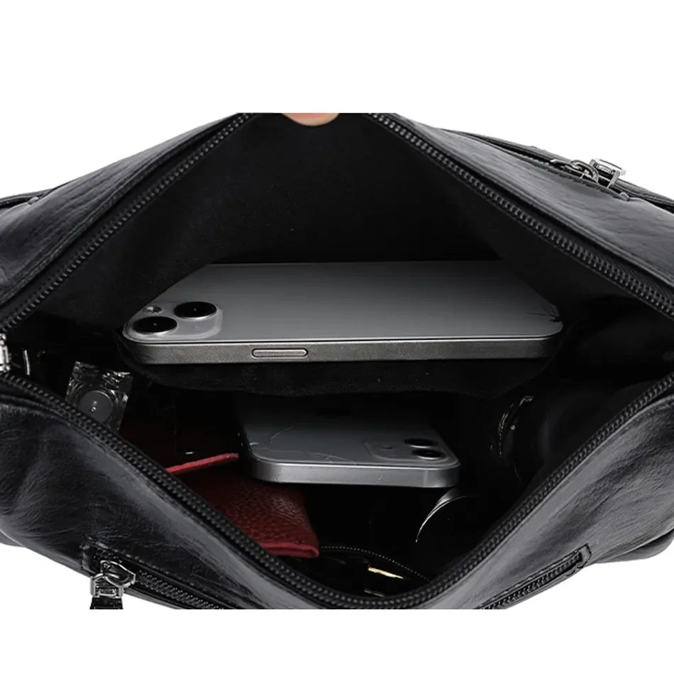 Soft PU Leather Designer Shoulder &amp; Crossbody Bag for Women