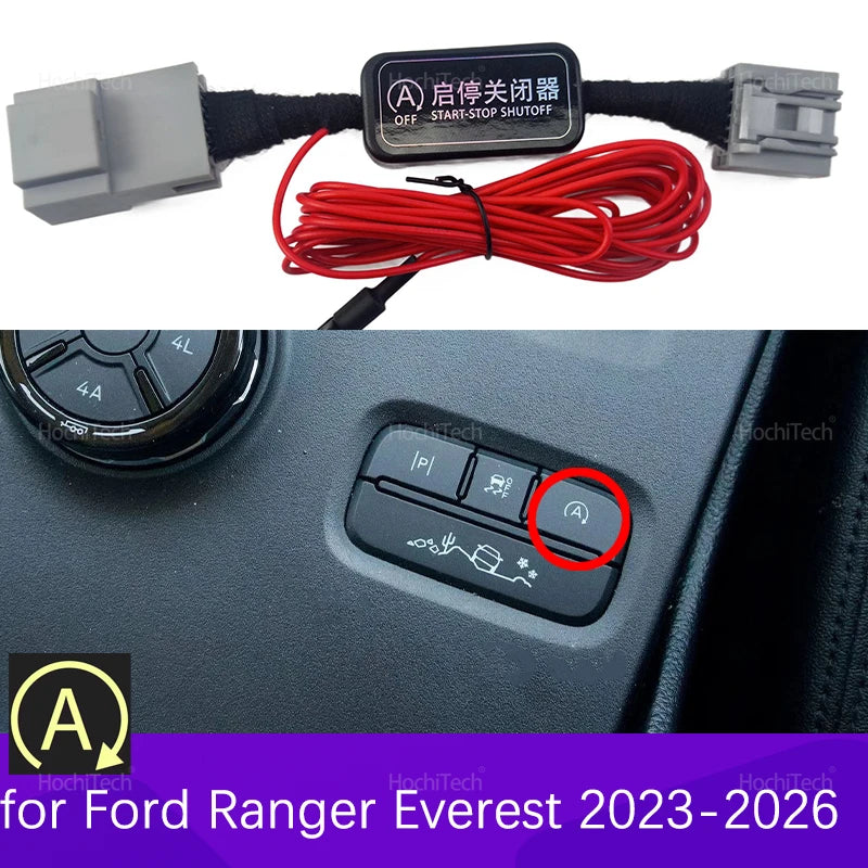 Cable de interruptor de parada, inicio y cancelación con modo de memoria para Ford Ranger Everest 2023-2026