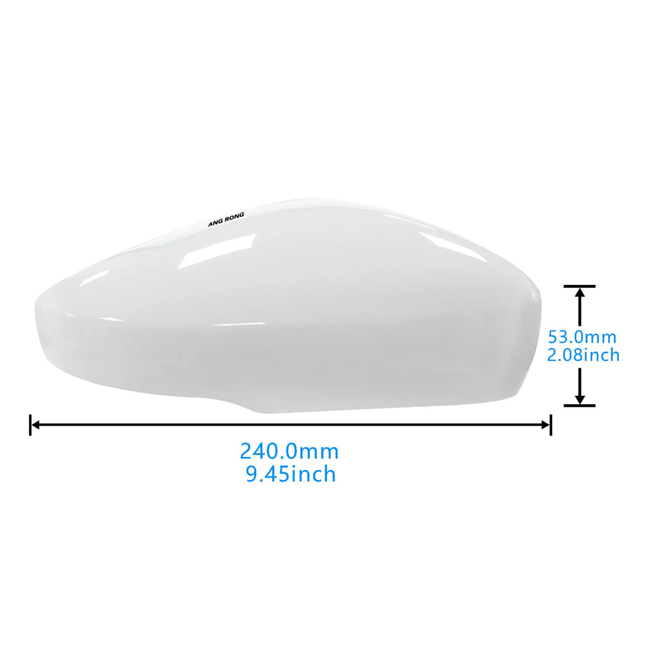VW Polo Door Wing Mirror Cover Cap Candy White Right Side