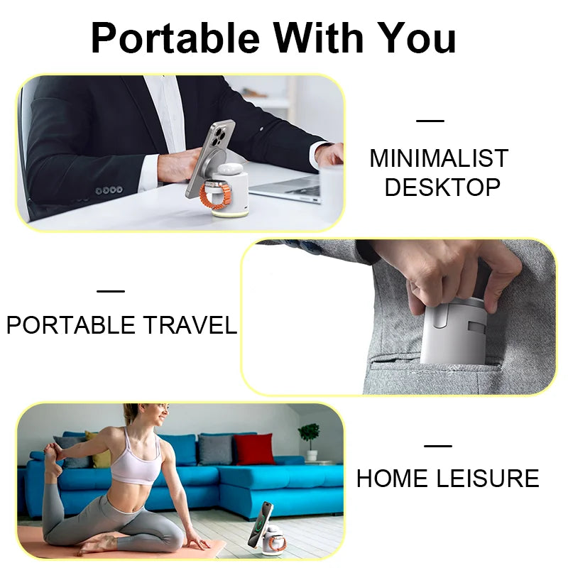 2025 New Qi2 Wireless Charger &ndash; 3-in-1 Fast Charging Station