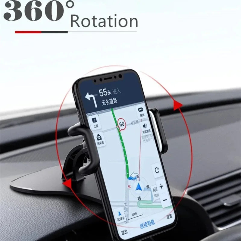 PhonePace 360 Rotatable Car Phone Holder &ndash; Universal Auto Grip Design