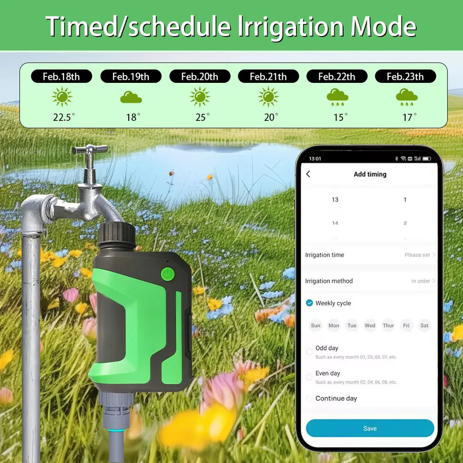Tuya Wifi Smart Sprinkler Timer - Alexa Compatible