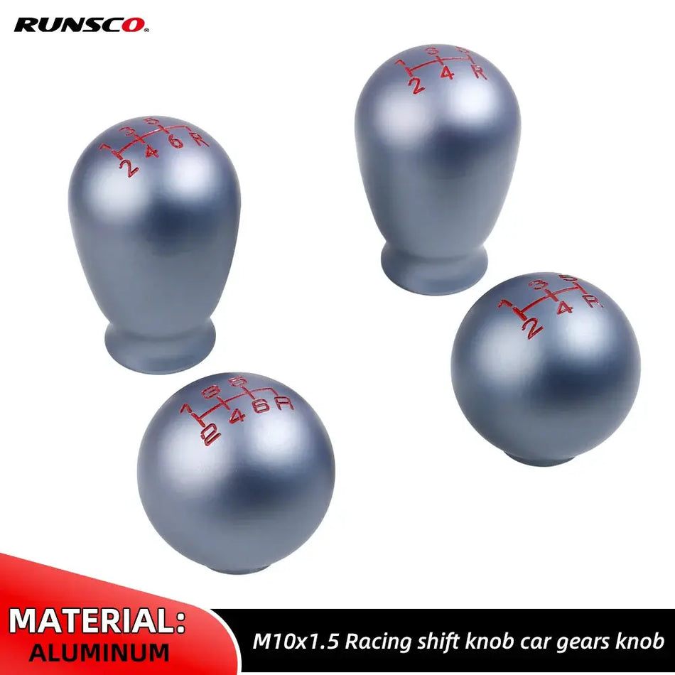 Aluminum Gear Shift Knob For Honda Civic FK8 FL5 Fit GD3 GK5 by InterCyprus Trading Ltd