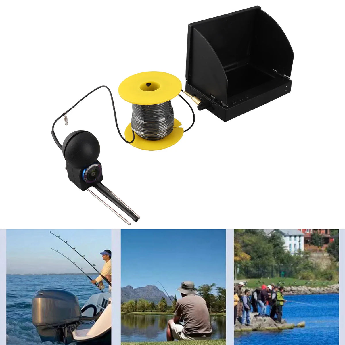 Fish Finder 4.3in TN HD &ndash; High Definition Underwater Vision