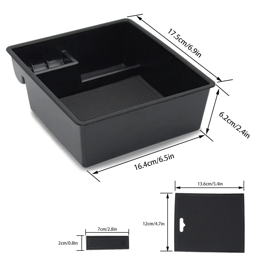 For Toyota Fortuner 2005-2015 Armrest Storage Box Central Console Bin Glove Tray Holder Case Car Organizer Stowing Tidying by InterCyprus Trading Ltd