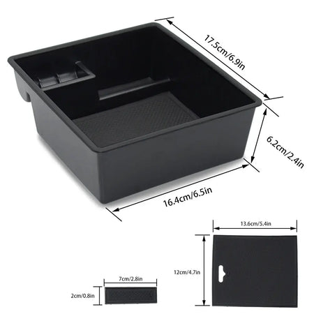 For Toyota Fortuner 2005-2015 Armrest Storage Box Central Console Bin Glove Tray Holder Case Car Organizer Stowing Tidying by InterCyprus Trading Ltd