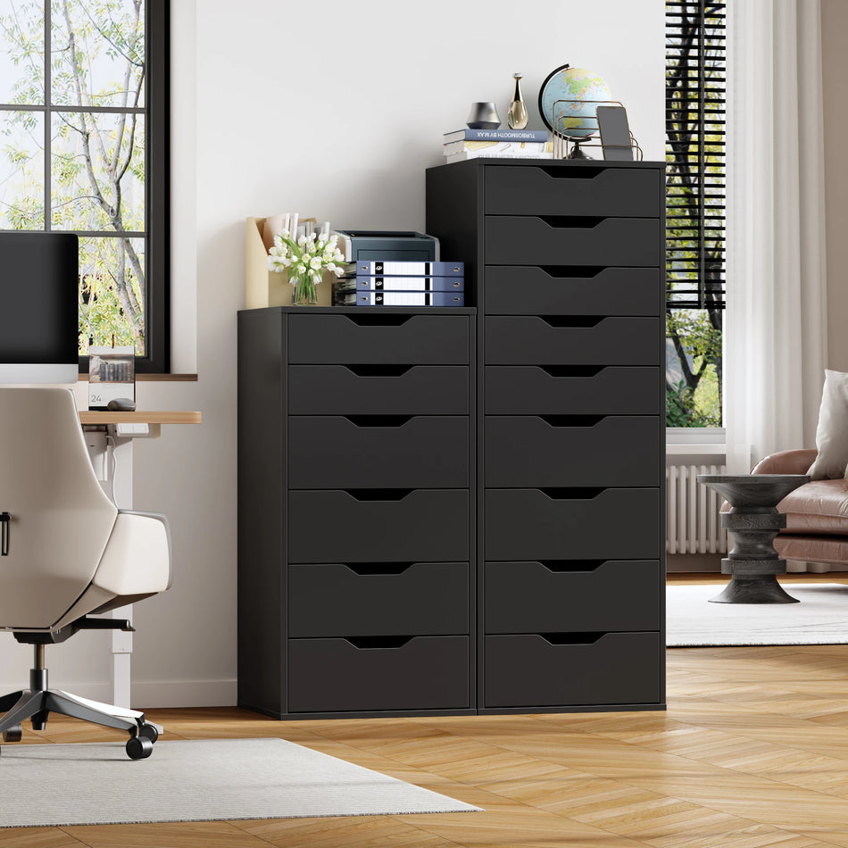 White Tall Chest Of Drawers 6 Drawer Dresser For Bedroom