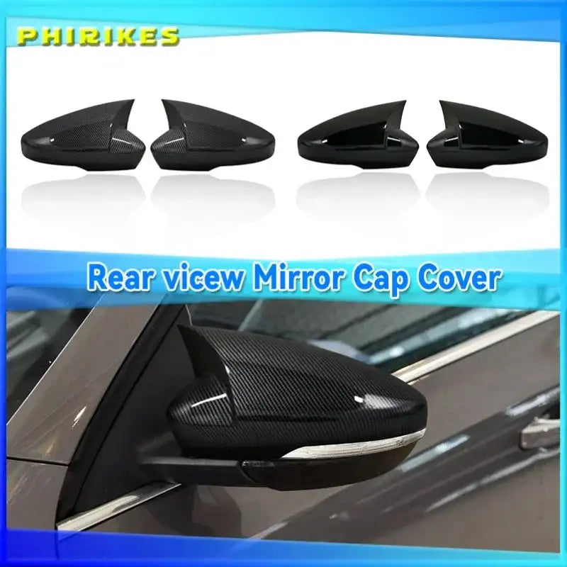 Mirror Cover For Skoda Octavia Mk3 2013 2019 Bright Black