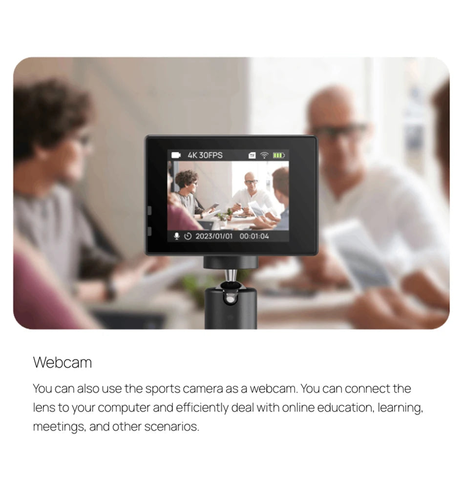 CERASTES Action Camera &ndash; 5K Ultra HD with Dual Screen